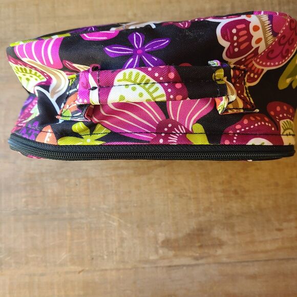 Vera Bradley Lighten Up Suitcase Style Lunch‎ Bag Pirouette Pink BRIGHT COLORS - Picture 2 of 7